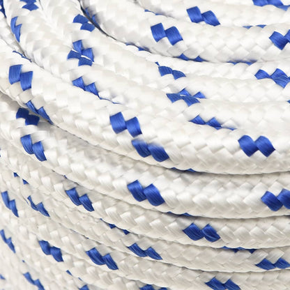 Boot Touw 2 Mm 00 M Polypropyleen Wit En Blauw 12 mm 100 m
