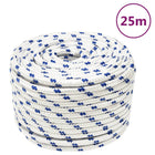 Boat rope 14 mm 25 m polypropylene white