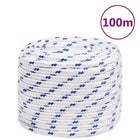 Boat rope 16 mm 100 m polypropylene white