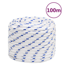 Boot Touw 8 Mm 00 M Polypropyleen Wit En Blauw 18 mm 100 m