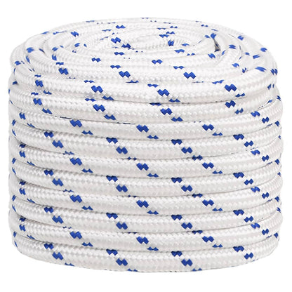 Boot Touw Polypropyleen Wit En Blauw 20 mm 25 m