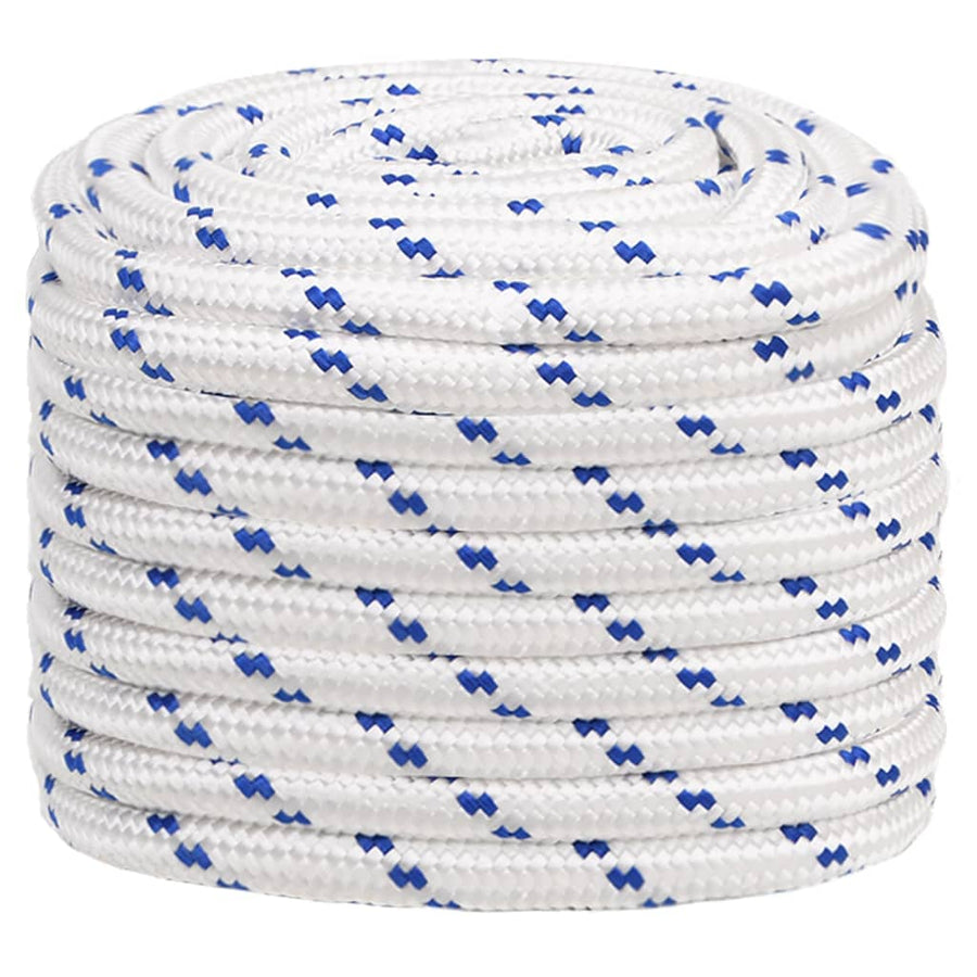 Boot Touw Polypropyleen Wit En Blauw 20 mm 25 m