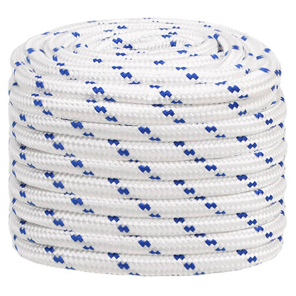 Boot Touw Polypropyleen Wit En Blauw 20 mm 50 m