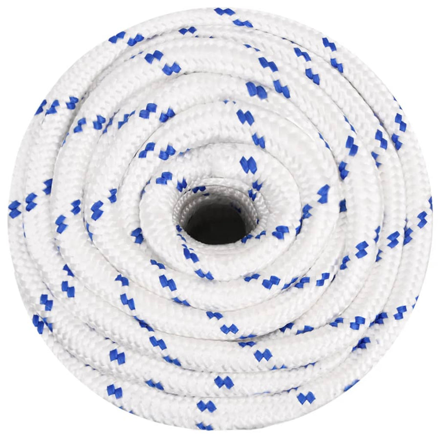 Boot Touw Polypropyleen Wit En Blauw 20 mm 50 m