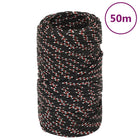 Boat rope 2 mm 50 m polypropylene black