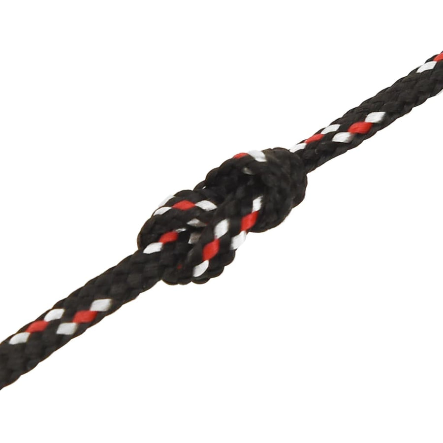 Boot Touw Polypropyleen Zwart En Rood 2 mm 50 m