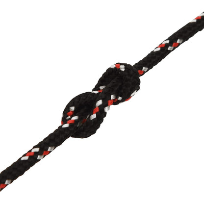 Boot Touw 00 M Polypropyleen Zwart En Rood 4 mm 100 m