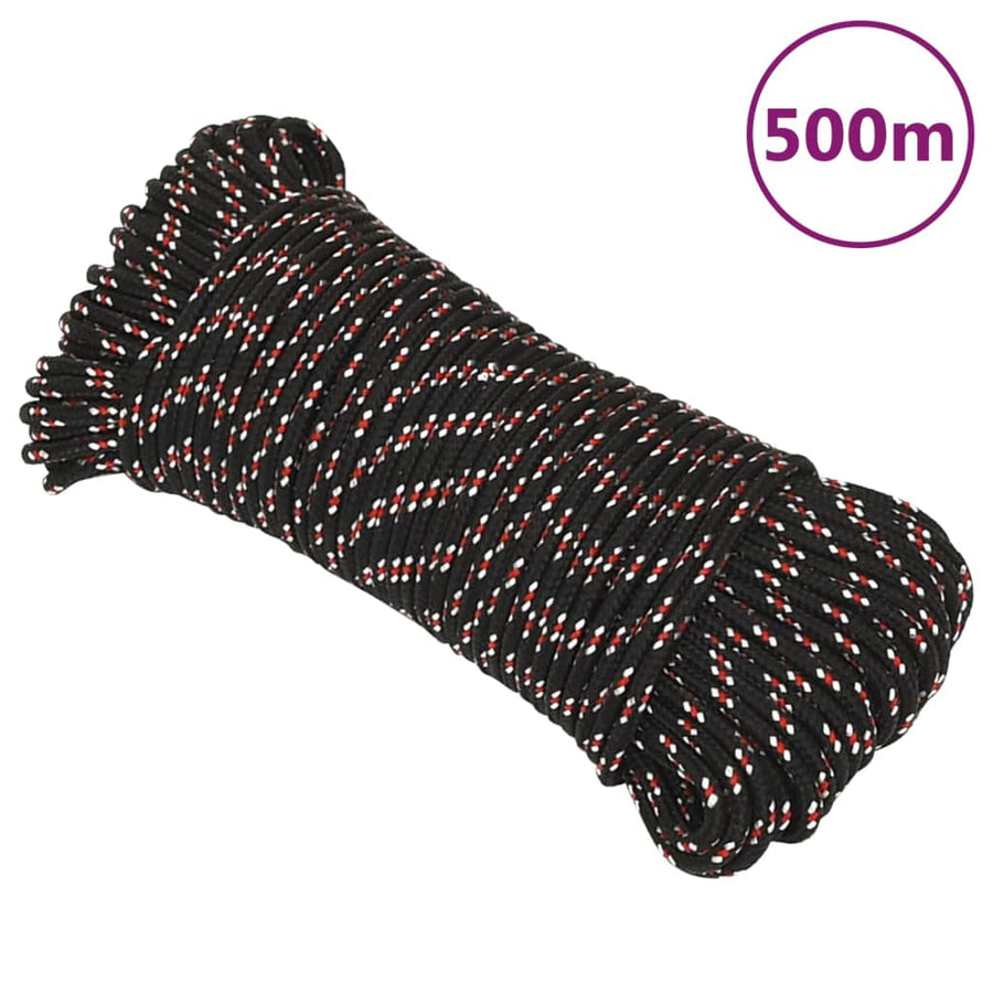 Boot Touw Polypropyleen Zwart En Rood