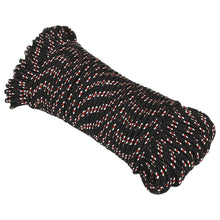 Boot Touw Polypropyleen Zwart En Rood 5 mm 25 m