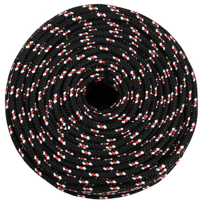 Boot Touw Polypropyleen Zwart En Rood 8 mm 50 m