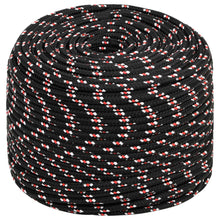 Boot Touw Polypropyleen Zwart En Rood 8 mm 250 m