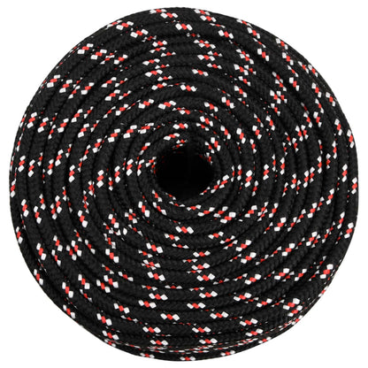 Boot Touw Polypropyleen Zwart En Rood 8 mm 250 m