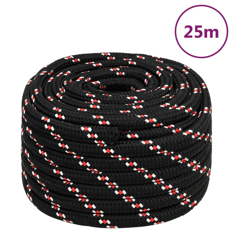 Boot Touw Polypropyleen Zwart En Rood