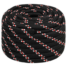 Boot Touw Polypropyleen Zwart En Rood 20 mm 25 m