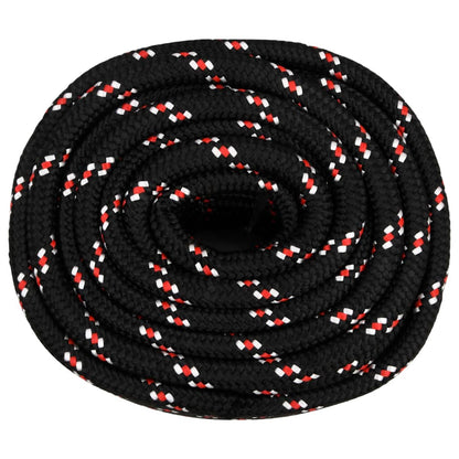 Boot Touw Polypropyleen Zwart En Rood 20 mm 25 m