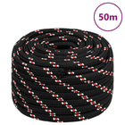 Boottouw 20 mm 50 m polypropyleen zwart
