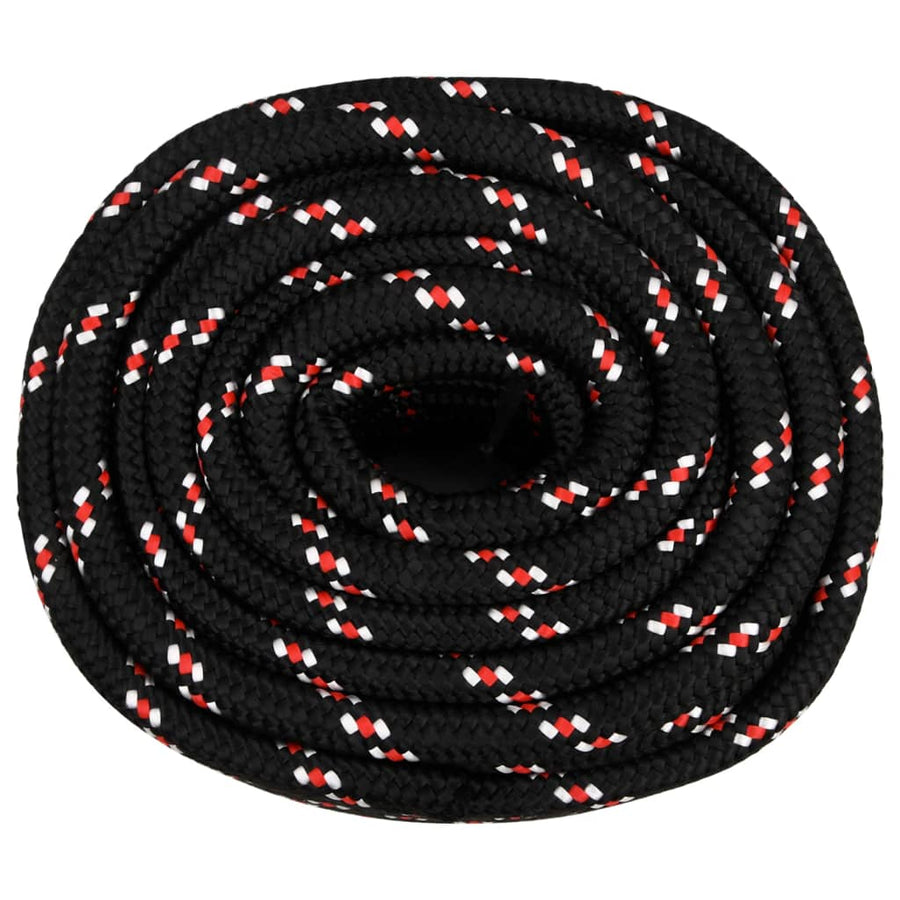 Boottouw 20 mm 50 m polypropyleen zwart