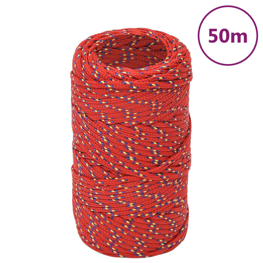 Boottouw Polypropyleen Rood 2 mm 50 m