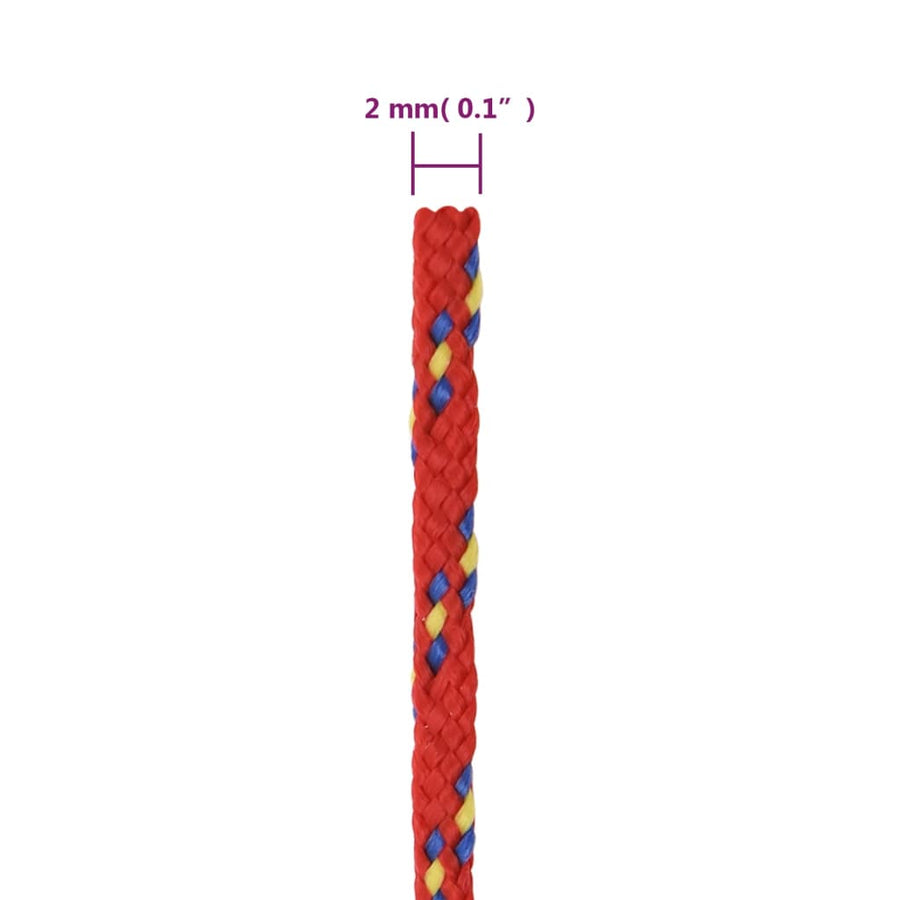 Boottouw Polypropyleen Rood 2 mm 250 m