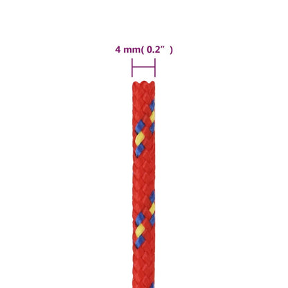 Boottouw Polypropyleen Rood 4 mm 250 m