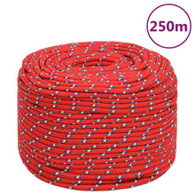 Boottouw 6 Mm 250 M Polypropyleen Rood 1