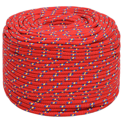 Boottouw Polypropyleen Rood 8 mm 50 m
