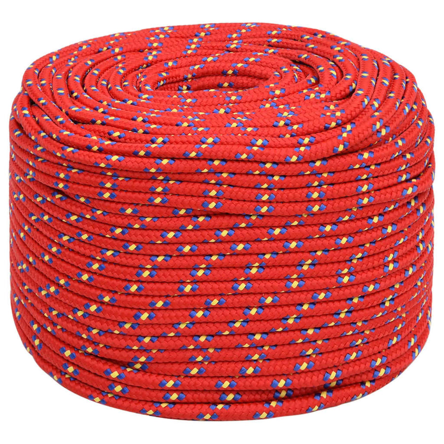 Boottouw Polypropyleen Rood 8 mm 50 m