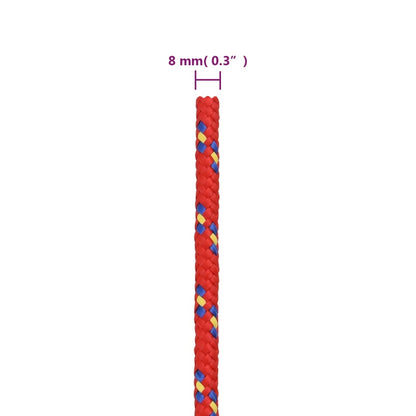 Boottouw Polypropyleen Rood 8 mm 250 m