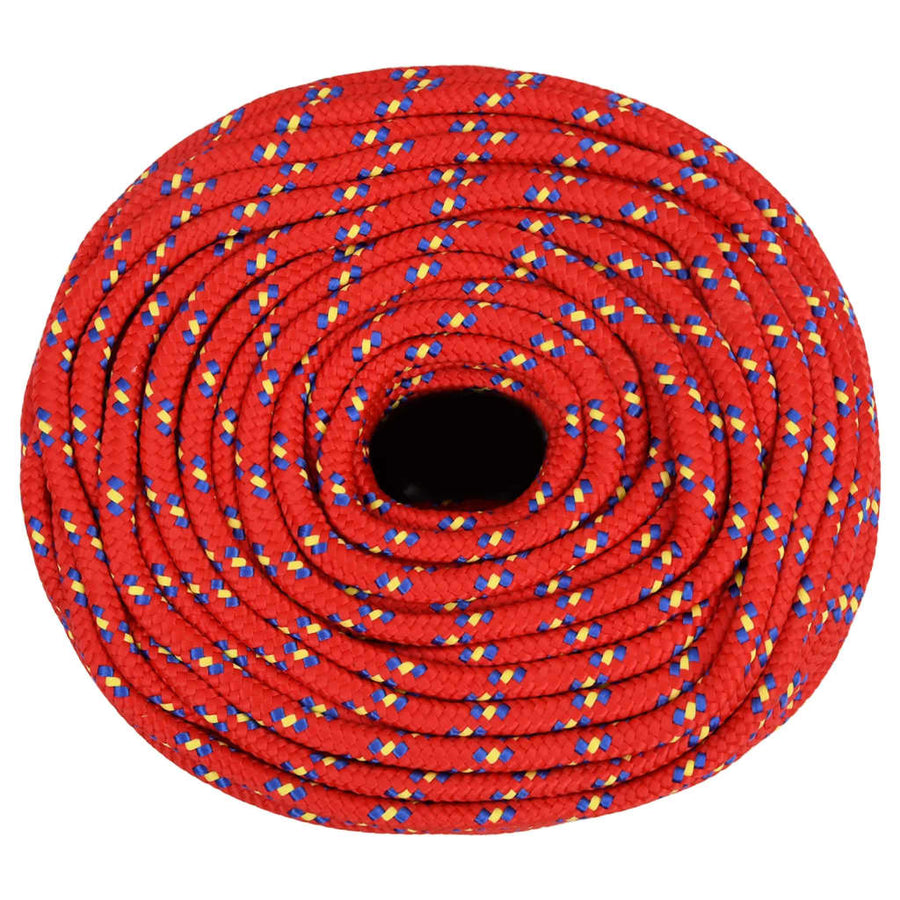 Boottouw 10 mm 100 m polypropyleen rood 10 mm 100 m