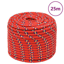 Boottouw 2 Mm Polypropyleen Rood 12 mm 25 m