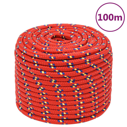 Boottouw 2 Mm 00 M Polypropyleen Rood 12 mm 100 m