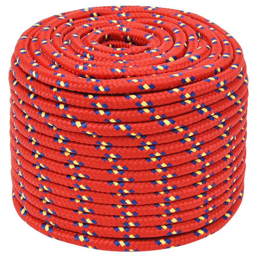 Boottouw 2 Mm 00 M Polypropyleen Rood 12 mm 100 m