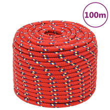 Boottouw 4 Mm 00 M Polypropyleen Rood 14 mm 100 m