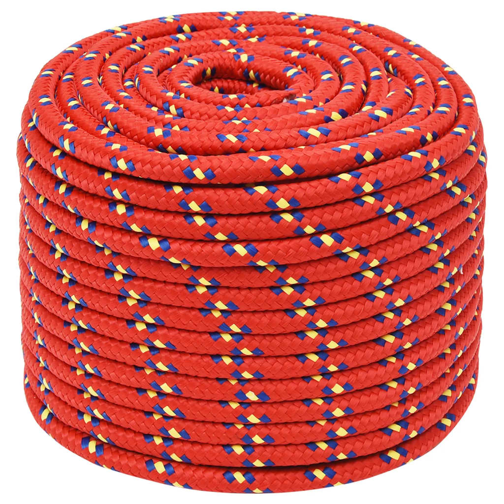 Boottouw 4 Mm 00 M Polypropyleen Rood 14 mm 100 m
