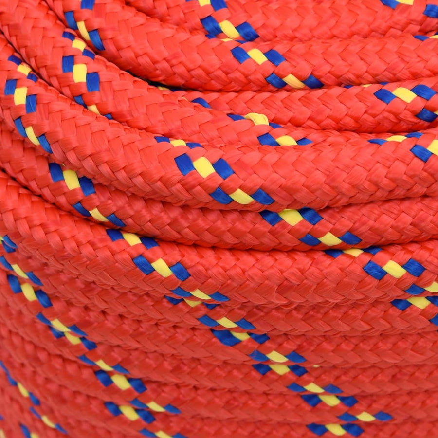 Boottouw 6 Mm 00 M Polypropyleen Rood 16 mm 100 m