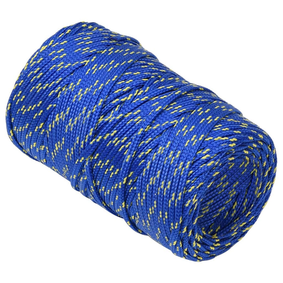 Boottouw 2 mm 100 m polypropyleen blauw 2 mm 100 m