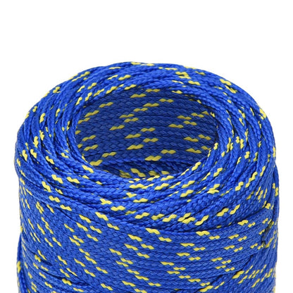 Boottouw 2 mm 100 m polypropyleen blauw 2 mm 100 m