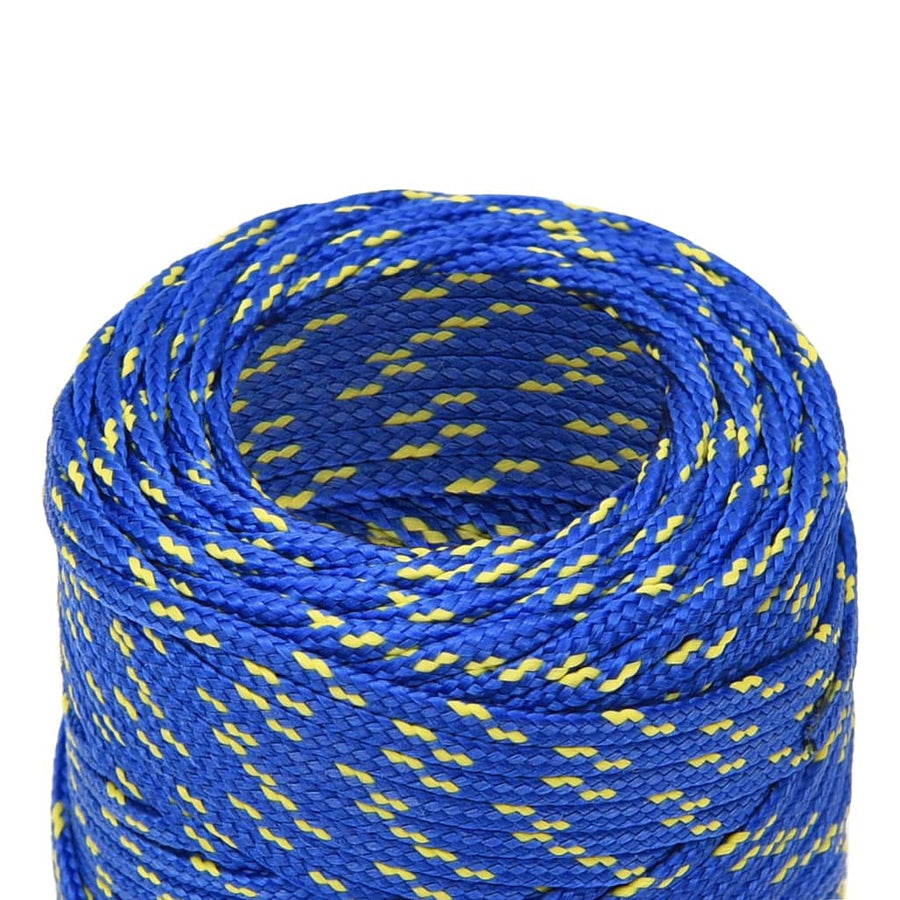 Boottouw 2 mm 100 m polypropyleen blauw 2 mm 100 m