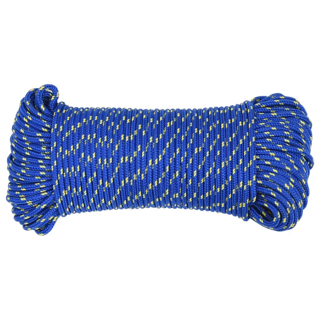 Boottouw 3 mm 50 m polypropyleen blauw 3 mm 50 m