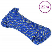 Boottouw 5 mm polypropyleen blauw 25 m