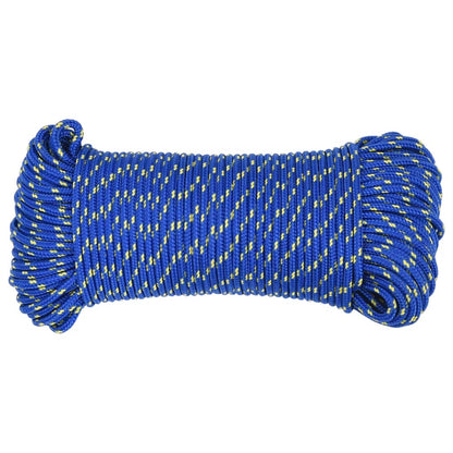 Boottouw 5 mm 25 m polypropyleen blauw 5 mm 25 m