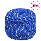 Boottouw 6 mm 25 m polypropyleen blauw 6 mm 25 m