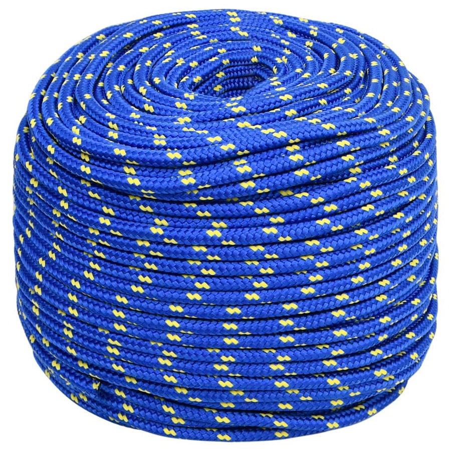 Boottouw 6 mm 25 m polypropyleen blauw 6 mm 25 m