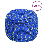 Boottouw 8 mm polypropyleen blauw 25 m
