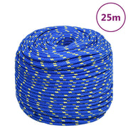 Boottouw 8 mm polypropyleen blauw 25 m