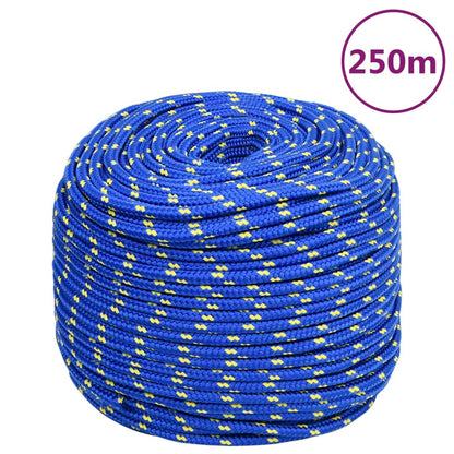 Boottouw 8 mm 250 m polypropyleen blauw 8 mm 250 m