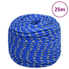 Boottouw 10 mm 25 m polypropyleen blauw
