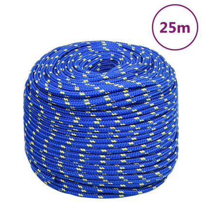 Boottouw 10 mm 25 m polypropyleen blauw 10 mm 25 m