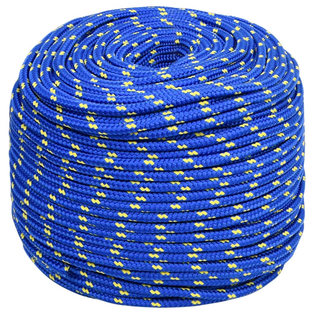 Boottouw 10 mm 25 m polypropyleen blauw 10 mm 25 m