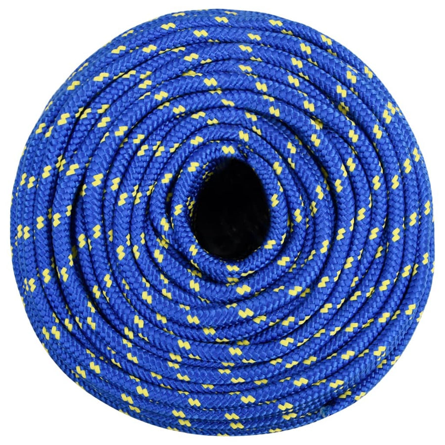 Boottouw 10 mm 100 m polypropyleen blauw 10 mm 100 m
